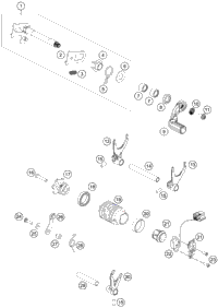 KTM CAMSHAFT EXHAUST WITH DECO 2017 350 EXC-F 79236110044