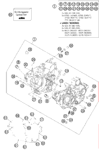 KTM Triple clamp X=22mm 2022 300 XC-W TPI ERZBERGRODEO Chassis 7720113402204