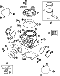 KTM CAMSHAFT CPL. 249/1 LC4-E 2000 640 Duke 58336110044