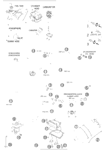 KTM CAMSHAFT CPL. 249/1 LC4-E 1998 620 LC4 SX 58336110044