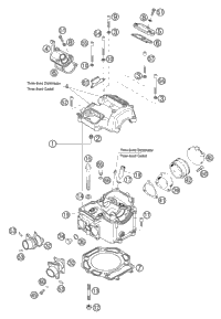 KTM CAMSHAFT CPL. 249/1 LC4-E 1998 620 LC4 EGS 58336110044
