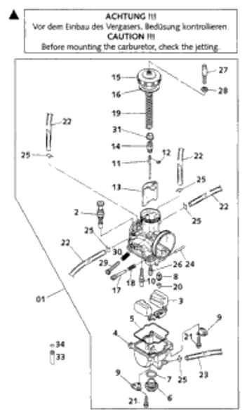 KTM BOT.TRIPLE CLAMP X=18MM/D=57MM 1995 300 EGS 54601032044