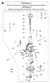 KTM BOT.TRIPLE CLAMP X=18MM/D=57MM 1994 250 SX 54601032044