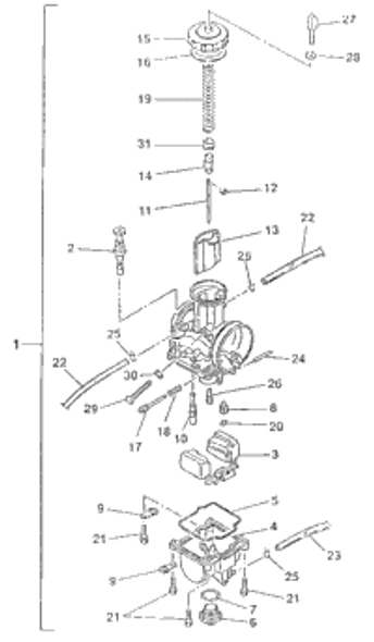 KTM BOT.TRIPLE CLAMP X=18MM/D=57MM 1995 300 SX 54601032044