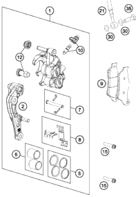 KTM GASKET SET        05 05 2008 250 XC-F 77030099000