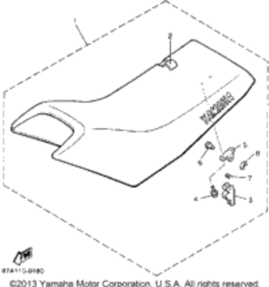 Spring, Torsion 1990 SNOSPORT (ELEC START) (SV125EP) 90508-20454-00