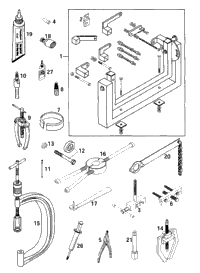 KTM INTERN.BEAR.PULLER 18-23 MM 2005 450 SMR 15112018100