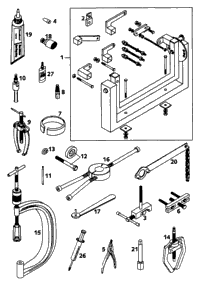 KTM INTERN.BEAR.PULLER 18-23 MM 1998 250 15112018100
