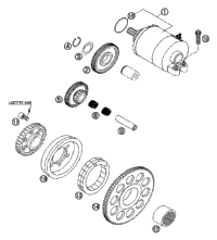 KTM BOTTOM TRIPLE CLAMP D=60MM 09 09 2009 250 XC-F USA 5940103101930