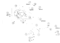 KTM CLUTCH COVER WITH BEARINGS 2015 1290 ADV WHITE 6133000104441
