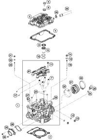 KTM CLUTCH-KIT 450/505 SX-F 07-13 07-10 2011 450 SX-F 77332011010