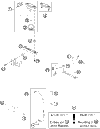 KTM SPEEDOMETER KM/H F. 21'' 2007 250 XCF-W 54814069400