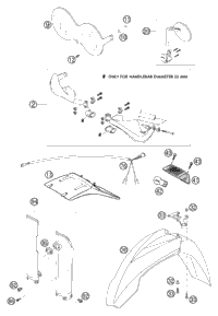 KTM BRAKE DISK FRONT D=300MM  '96 1999 640 LC4 Super Moto 58309060100