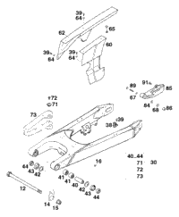 KTM BRAKE DISK FRONT D=300MM  '96 1996 400 EGS 58309060100