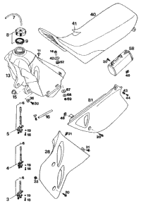 KTM BRAKE DISK FRONT D=300MM  '96 2002 640 LC4 Six Days 58309060100