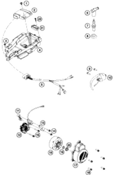 KTM clutch basket SX 2020 125 SX 50532001073