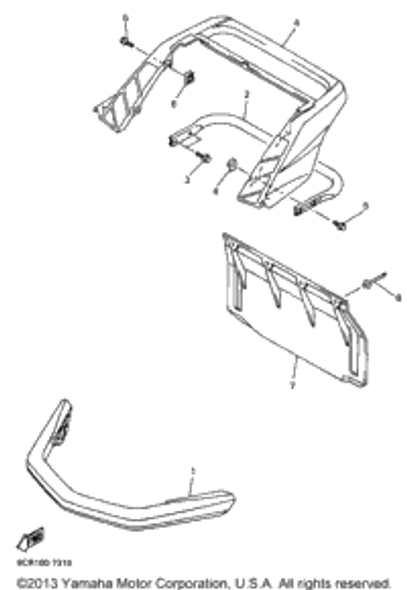 Nut, Spring 1998 VMAX 500 XTR (ELEC START+REVERSE) (VX500XTRB) 90183-06053-00