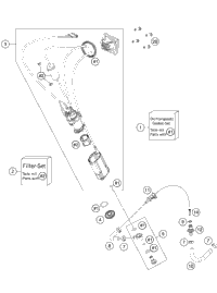 KTM CAMSHAFT EXHAUST W. DEKO CPL 2013 350 XCF-W 77536010044