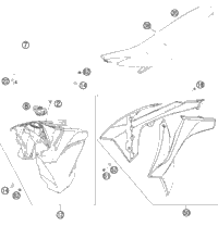 KTM CAMSHAFT EXHAUST W. DEKO CPL 2012 350 EXCF 77536010044