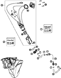 KTM CAMSHAFT EXHAUST W. DEKO CPL 2013 350 EXC-F 77536010044