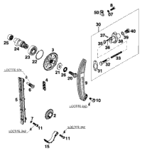 KTM TIMING CHAIN C107C / 100 LINKS 540/600/612/620/625/640 LC4 2005 640 Adventure 58036013000