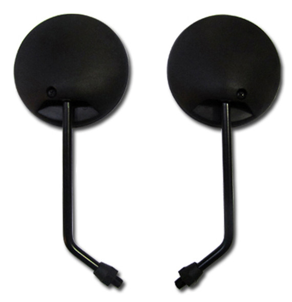 Black "Motocross" Motorcycle Handlebar Mirrors for Honda CB50,CB100,CB125