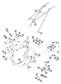 KTM FUEL TANK CPL. 7,5L SX   14 14 2015 250 SX 5150701313330