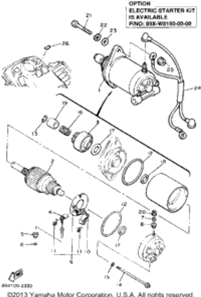 Washer, Spring AP 1992 ENTICER II LT (ET410TRS) 92990-08100-00