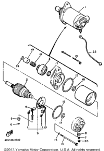 Spring, Lever 1993 VENTURE XL (VT480T) 8L6-81836-50-00