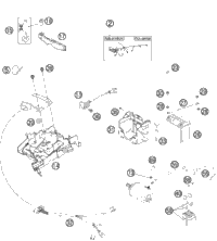 KTM HANDBRAKE CYL.DUKE ADJUST.2003 2003 2010 690 SMC 58713001100