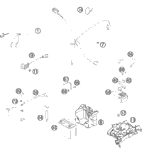 KTM HANDBRAKE CYL.DUKE ADJUST.2003 2004 660 SMC 58713001100