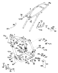 KTM HANDBRAKE CYL.DUKE ADJUST.2003 2003 2008 690 SMC 58713001100