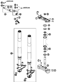 KTM CAMSHAFT EXH. R/S CPL. 2011 1190 RC8R TRACK 69336110144