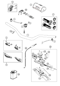 KTM BRAKE CALIPER REAR 2017 450 EXC-F SIX DAYS 79613080001