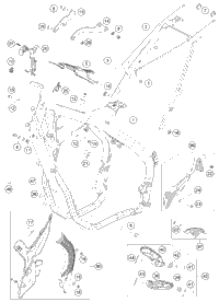 KTM BRAKE CALIPER REAR 2017 150 XC-W 79613080001