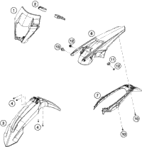 KTM BRAKE CALIPER REAR 2020 300 XC-W TPI SIX DAYS 79613080001