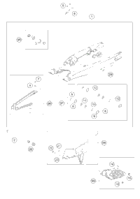 KTM BRAKE CALIPER REAR 2019 450 EXC-F SIX DAYS 79613080001