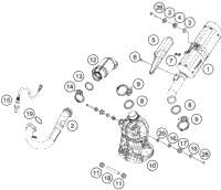 KTM ELECTRIC STARTER CPL. 2019 390 DUKE WHITE 93840001000