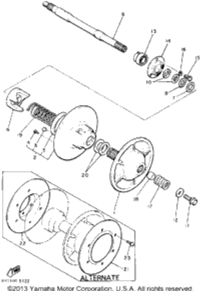 Washer, Plate (T=10) UR STD 1990 SRV (SR540P) 90201-225A4-00