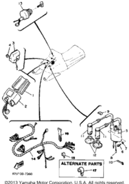 Grommet 1 1987 ET340TL 8W6-82355-00-00