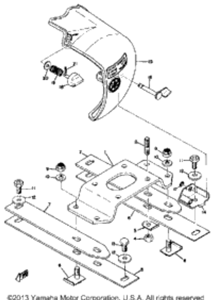 Pin, Spring 1971 SL292 91690-25016-00