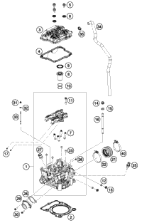 KTM Piston I compl. NEW PART 2019 450 SX-F FACTORY EDITION 79530107000 I