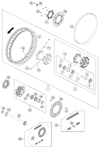 KTM BRAKE CAL. FR.L/S-WITHOUT PADS 2010 990 Adventure R 6011301500133