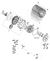 KTM RADIATOR R/S (45335) LC4 '99 2002 640 Duke II 57935008000