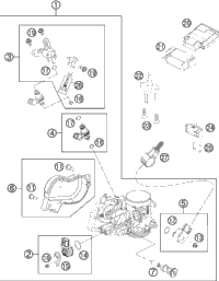 KTM BOTT.FORK PLATE VMT. X=22MM BL 2012 450 SX-F USA 7720103202230