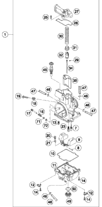 KTM OUTER CLUTCH HUB LOOSE  2003 2005 300 EXC 54832001000