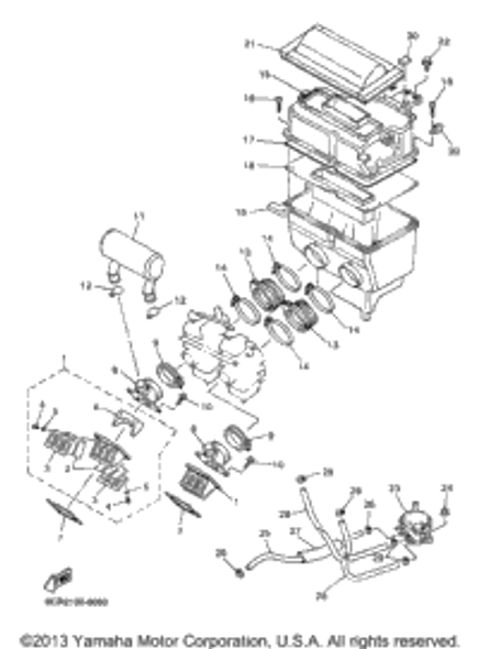 Screw, Tapping 1998 VMAX 600 SX (VX600SXB) 90167-05043-00