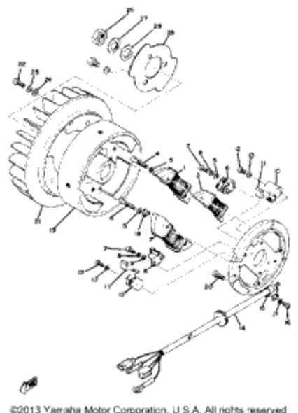 Screw, Pan Head (92502-06016-00 1974 GP338F 98503-06014-00