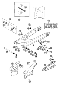 KTM EXHAUST PIPE CPL. SX   2006 2006 125 SX 50305007300