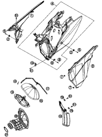 KTM FUEL TANK CPL. 7,5L EFI SX 11 11 2011 350 SX-F 7720701304430
